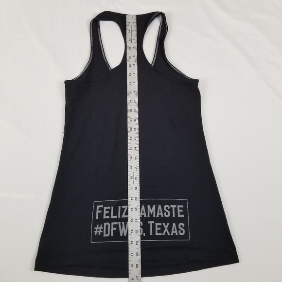 Lululemon Black Racerback Tank Top, Work out stretching tank top Women Size 6 - Picture 6 of 12